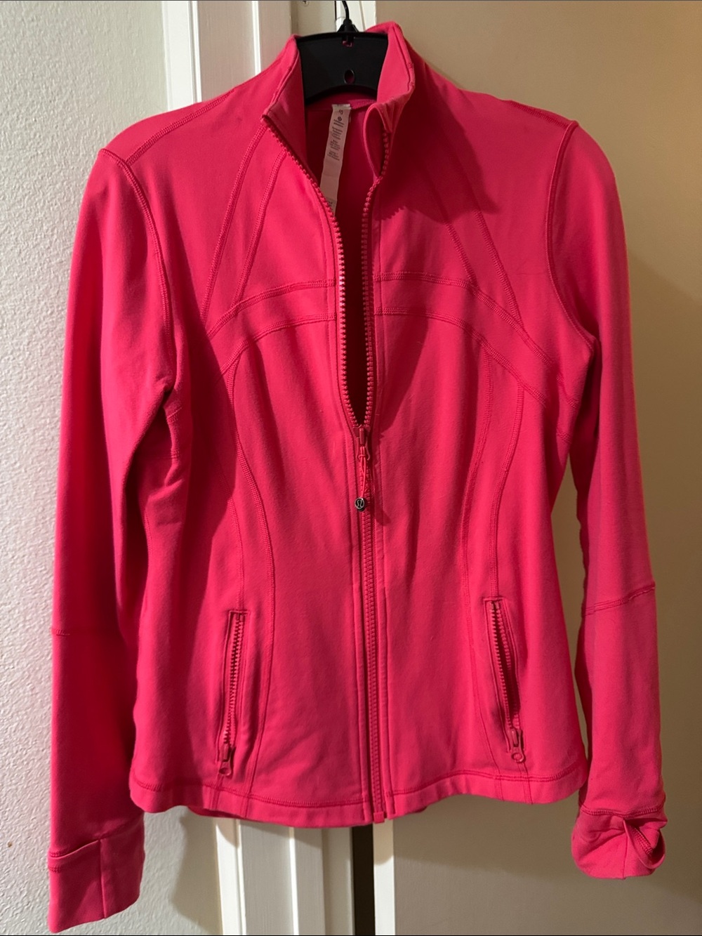 Lululemon Women's Pink Full-Zip Active Jacket size 10